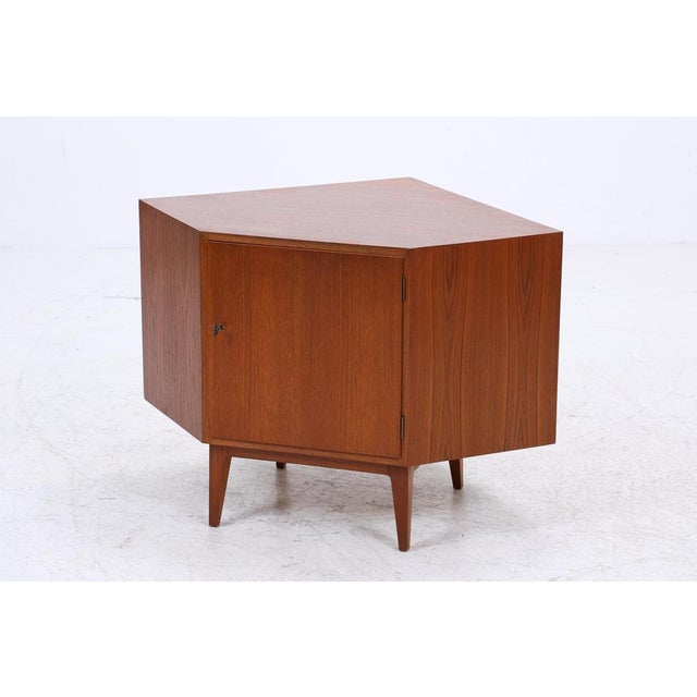 Vintage Teak Corner Chest of Drawers, 1960s For Sale - Image 6 of 14