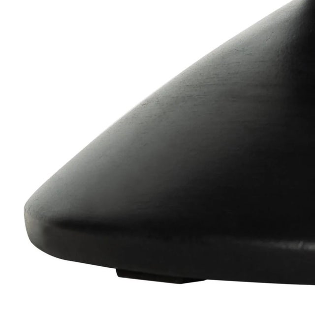 Sculpture Materials Benaya Concrete Accent Stool - Black For Sale - Image 7 of 7