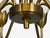1950s Mid-Century Modern Fog & Mørup, Tulip Chandelier, Opal Glass, Brass For Sale - Image 10 of 12
