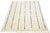 Ivory Modern Geometric Moroccan Style Wool Rug in Ivory For Sale - Image 8 of 9
