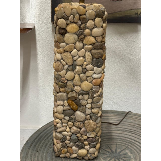 Late 20th Century Polished River Rock Lamp For Sale - Image 10 of 16