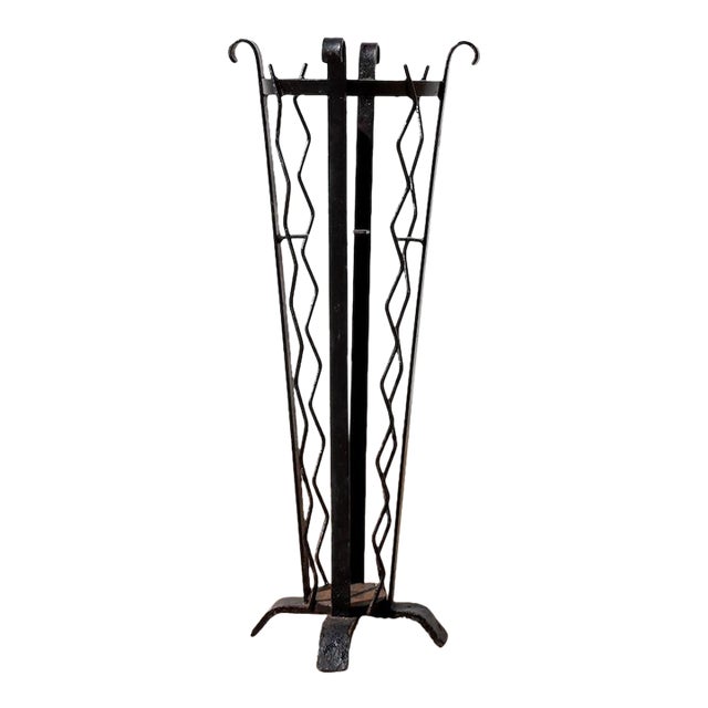 Late 20th Century French Black-Painted Metal Jardinière For Sale