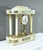 Napoleon III Clock with Columns in Onyx and Enamels, 19th Century, in Good conditions. Designed before 1890