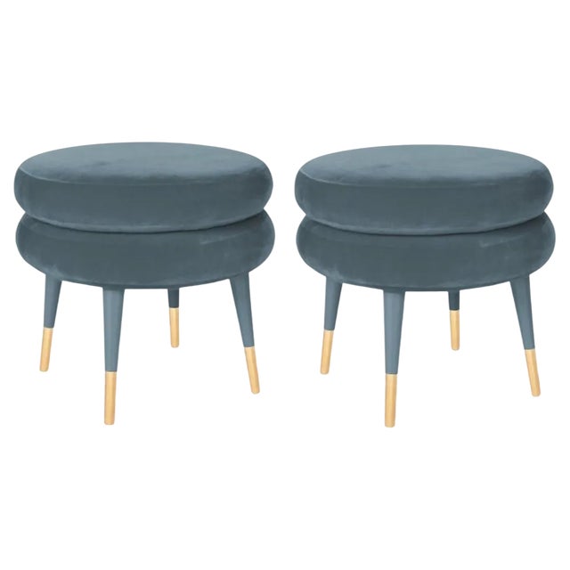 Set of Marshmallow Stools by Royal Stranger For Sale