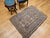 Textile Vintage Caucasian Kilim Rug, Handwoven Wool, Geometric Stripes, Blue & Ivory, 6' x 8' For Sale - Image 7 of 18