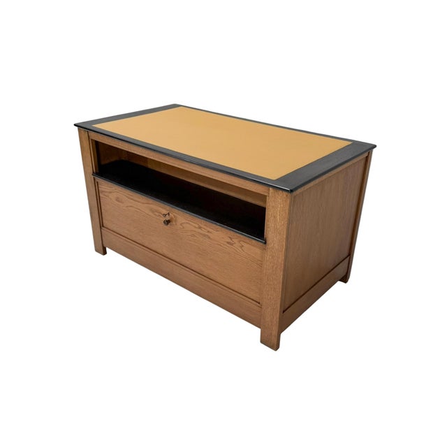 Magnificent and rare art deco modernist free-standing desk. Design by j.a. Muntendam for l.o.v. Oosterbeek. Striking dutch...