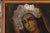 Mexican Mater Dolorosa, Oil on Metal With Silver Applique Resplendor and Dagger, 19th Century For Sale - Image 3 of 11