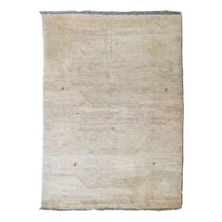 Vintage Middle Eastern Gabbeh Rug in Hand-Knotted Wool, 1960s For Sale