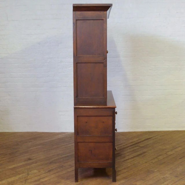 Welsh Oak and Mahogany Cupboard, 1800s For Sale - Image 3 of 12