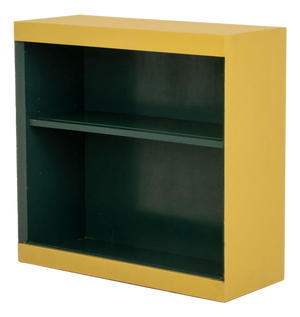 Martin Feinman for Multiplex Modern Mustard Painted Wood Bookshelf