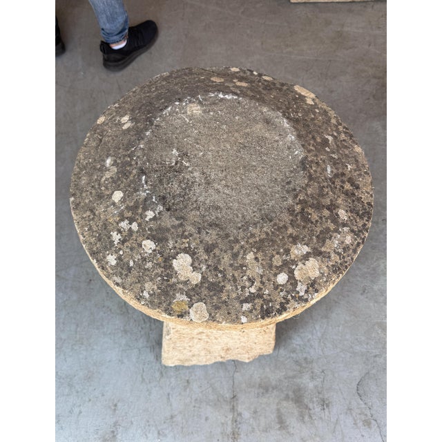 Large English Steddle or Staddle Stone for the Garden For Sale - Image 10 of 11
