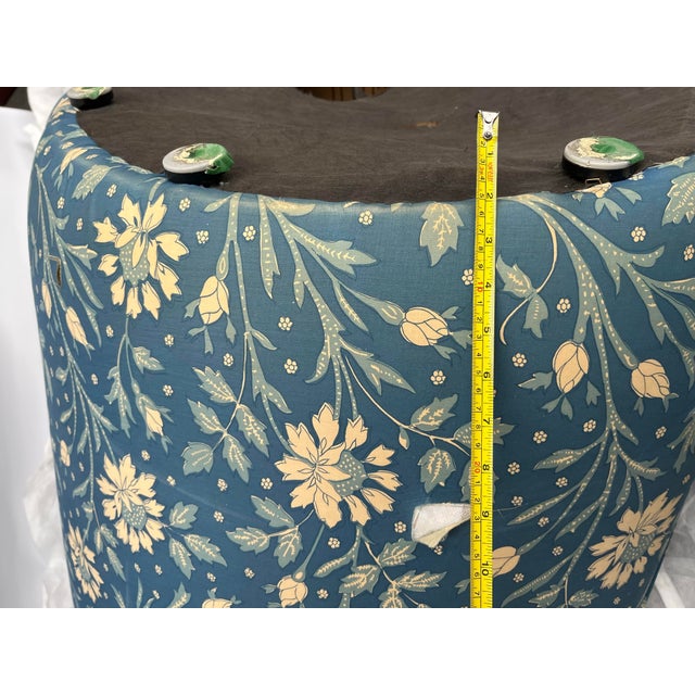 Vintage Upholstered Slipper Chair For Sale - Image 11 of 12