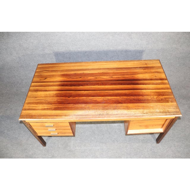 Mid 20th Century Attributed to Farsø Stolefabrik Desk for Maurice Villency For Sale In Philadelphia - Image 6 of 9