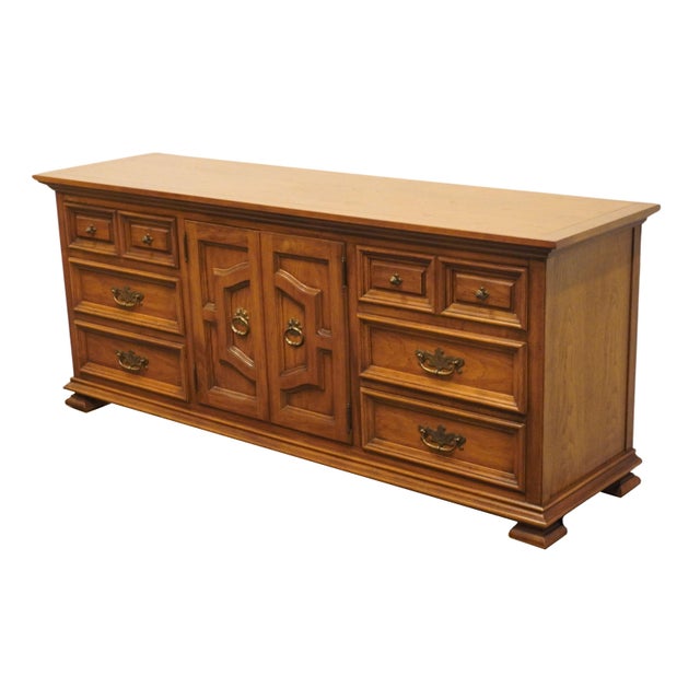 THOMASVILLE FURNITURE Monterey Collection Spanish Mediterranean 75" Triple Door Dresser 430-50 31.5" High 75.25" Wide 21"...