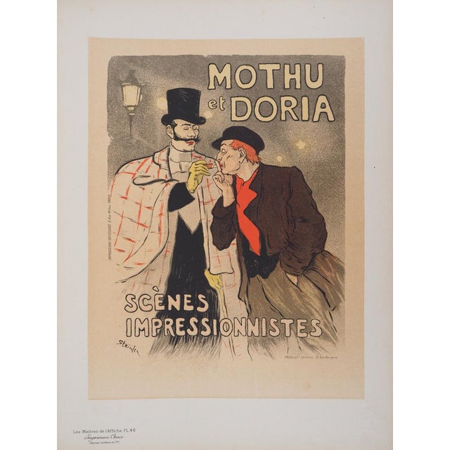 Théophile Alexandre STEINLEN Impressionist Scenes (Mothu et Doria), 1895 Stone lithograph Printed signature in the plate...