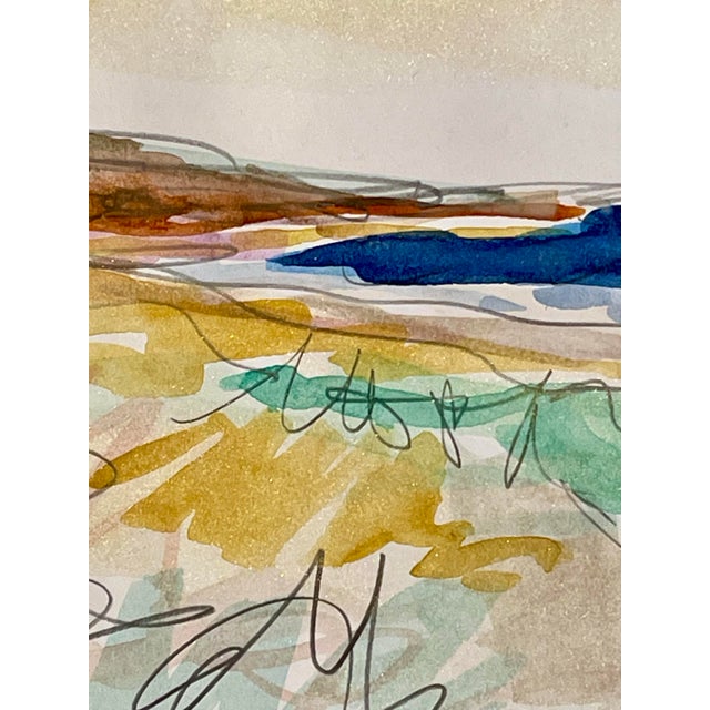 Contemporary This Brought Me More Joy! Contemporary Watercolor Painting For Sale - Image 3 of 5