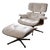 Set of Vintage Lounge Chair and Ottoman by Charles and Ray Eames, 1950s For Sale