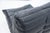 Togo Set in Grey Leather by Michel Ducaroy for Ligne Roset, 1990s, Set of 2 For Sale - Image 11 of 15