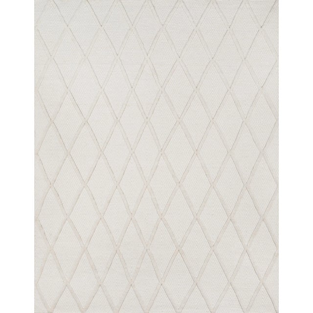 Erin Gates by Momeni Langdon Spring Beige Hand Woven Wool Area Rug 2' X 3' For Sale