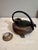 Vintage Sculptural Artisan Studio Pottery Teapot Signed For Sale - Image 4 of 12