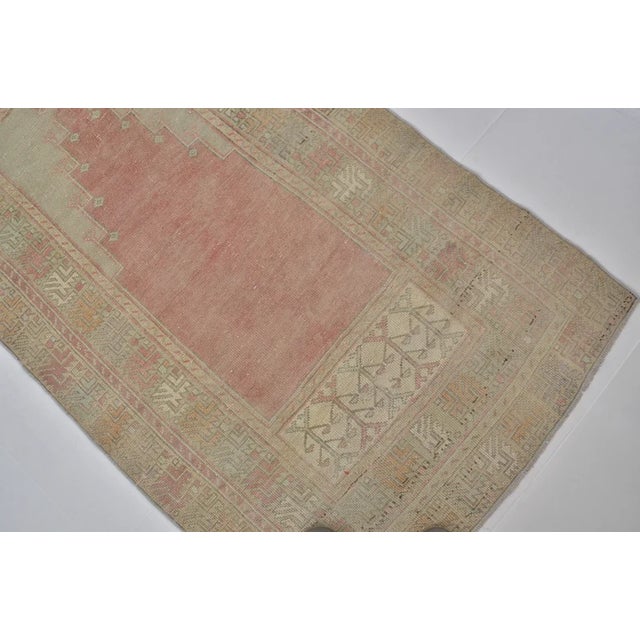 Textile 1960s Low Pile Wool Entryway Rug For Sale - Image 7 of 10