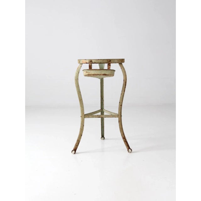 Late 19th Century Antique Claw Foot Iron Stand For Sale - Image 5 of 13