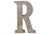 American Vintage Wood Letter R For Sale - Image 3 of 3