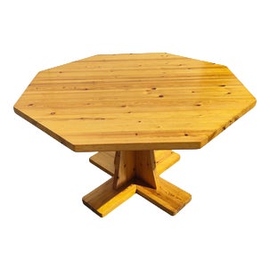 Danish Octogonal Dining Table, 1970s For Sale