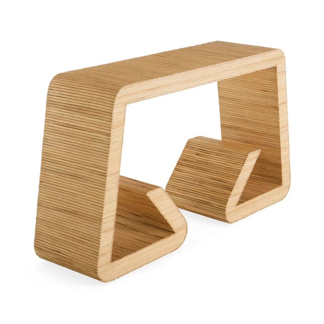 Our Riviera Waterfall Console serves a little Neoclassical style and a lot of natural craftsmanship. Constructed from...