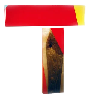 David E. Peterson, Puzzle 104, Contemporary Colorful Wooden Wall Sculpture, 2016