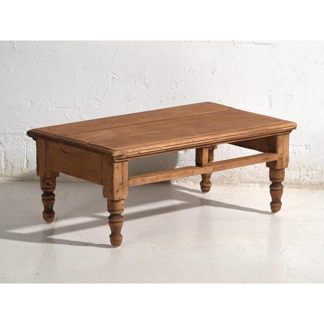 Vintage Pine Low Table, 1930 For Sale - Image 10 of 10