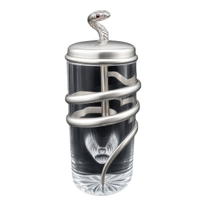 Tiffany & Co Art Nouveau Sterling Silver Snake Perfume Bottle, 1891–1902