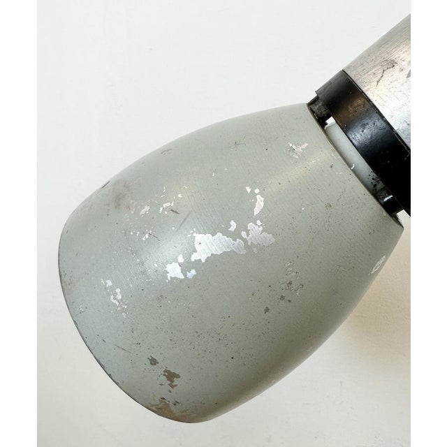 Industrial Grey Table Lamp from Elektrosvit, 1970s For Sale - Image 9 of 18