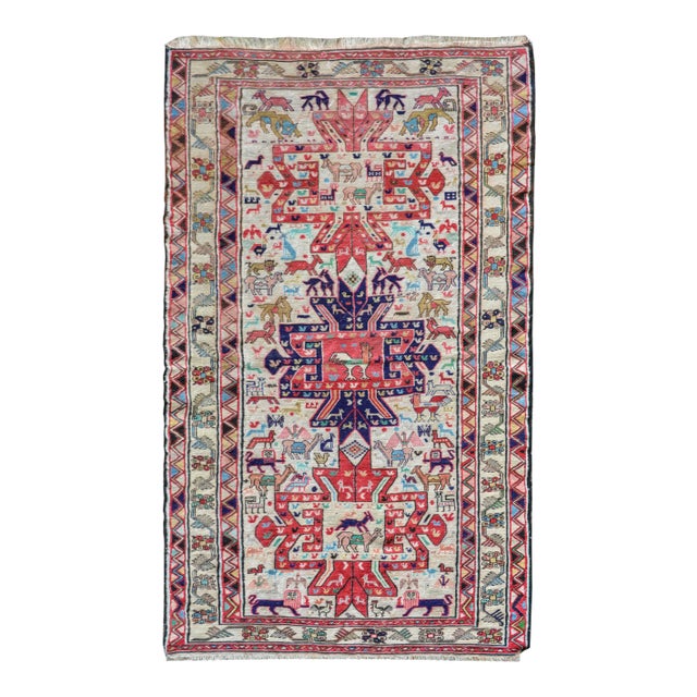 Vintage Soumak Rug For Sale