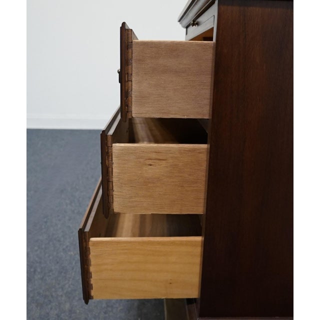 Stanley Furniture Stoneleigh Collection Solid Mahogany Traditional 26" Three Drawer Nightstand 8713/80 For Sale - Image 9 of 15