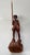 Brown Vintage Don Quixote Wood Carving Sculpture For Sale - Image 8 of 15