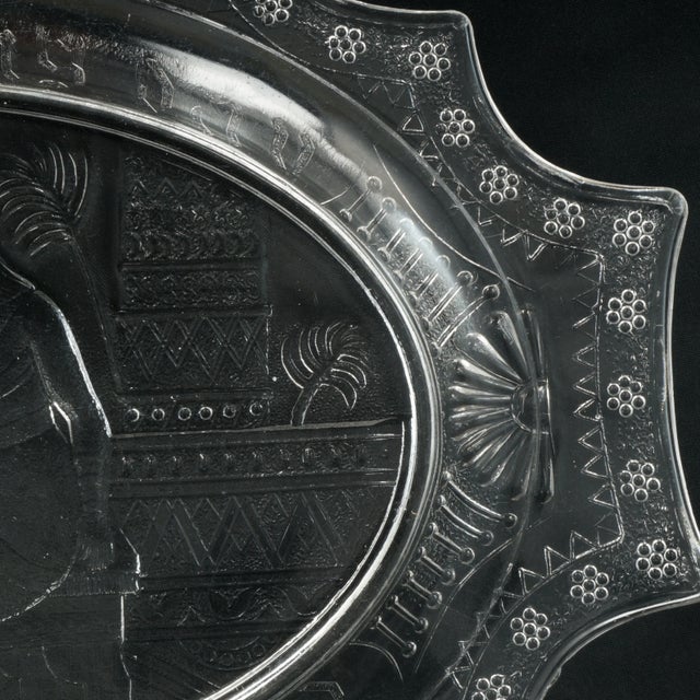 Victorian Egyptian Revival Victorian Eapg Serving Platter 19th Century For Sale - Image 3 of 6