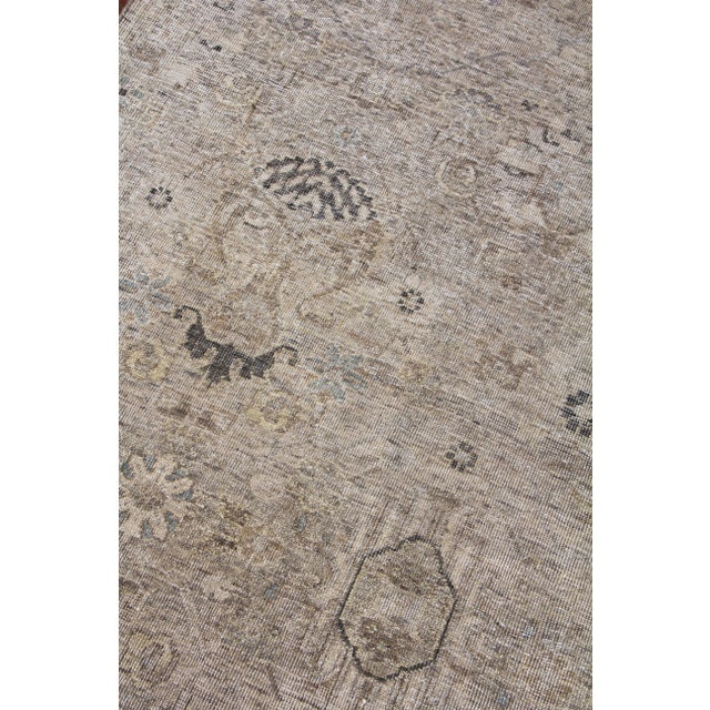 Traditional Rugs Evie Hand Knotted Wool Gray & Beige - 10'x14' For Sale - Image 3 of 7
