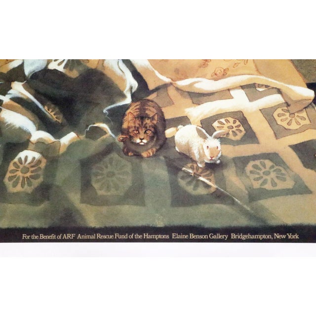 Contemporary 1986 Milton Glaser, Mohawk Graphics Collection Poster, Creatures Large and Small, Elaine Benson Gallery For Sale - Image 3 of 4