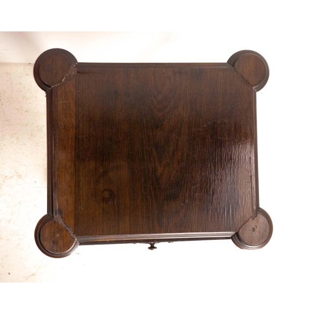 Brown 19th Century French Louis XV Chestnut Nightstand For Sale - Image 8 of 12