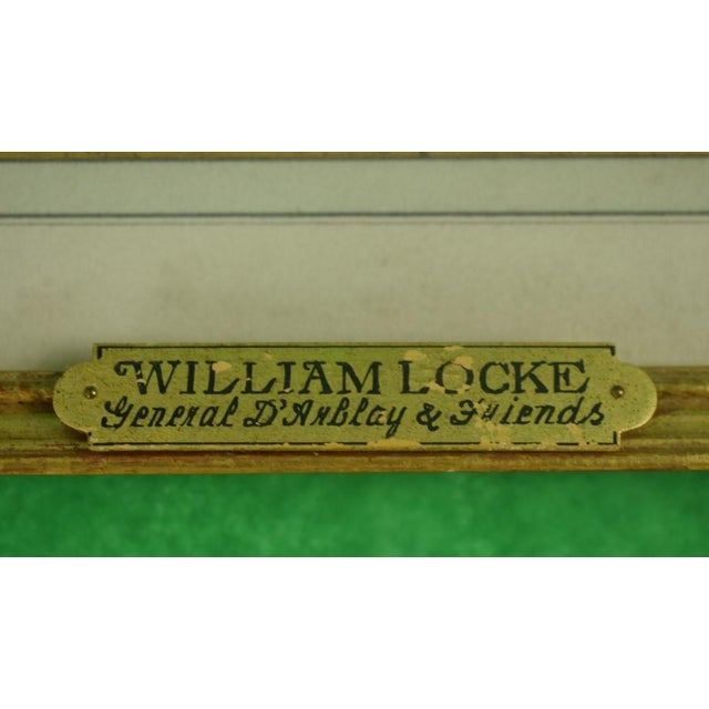 Late 18th Century William Locke (1767-1847) Brown Ink on Paper of General d'Arblay & Friends For Sale - Image 4 of 5