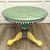 Vintage Folk Art Hand-Painted Accent Table in the Style of Mackenzie-Childs For Sale In Los Angeles - Image 6 of 14