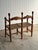 Charles Dudouyt Turned Wood Double Bench With Woven Cord Seat and Finials, C. 1950 For Sale - Image 4 of 18
