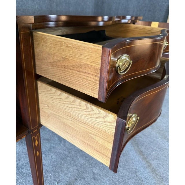 C2000 Henkel Harris Mahogany Inlaid Sideboard No. 2367 For Sale - Image 11 of 18
