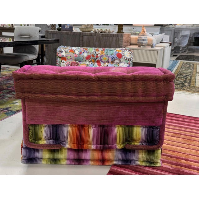 Burgundy Roche Bobois Mah Jong 2-Piece Sofa For Sale - Image 8 of 12