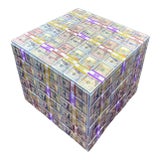 Contemporary Stash MIX Money Side Table For Sale