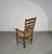 Rustic Oak Farmhouse Ladderback Dining Chairs with Rush Seats, 1960s, Set of 4 For Sale - Image 9 of 18