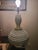Striking 1959 Quartite Creative Corp. chalk lamp featuring a bold black‑and‑white geometric pattern and sculptural...