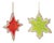 Frosted Cookie Star and Snowflake Ornament (Set of 6) For Sale