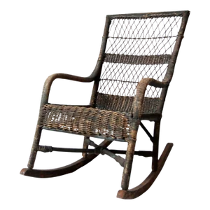 Antique Wicker Rocking Chair